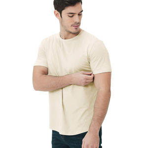 Camiseta al por mayor personalizada de alta calidad para hombre, lisa, 100% algodón, de peso pesado, extragrande, de lujo. - Product Image 4