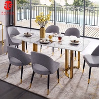 Tables et chaises de restaurant, ensemble de table à manger, tables à manger de luxe