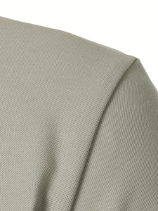 Polo à manches courtes pour homme, décontracté, boutonné, en tissu tricoté léger et respirant, tenue décontractée idéale, t-shirt décontracté - Product Image 4