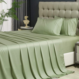100% Organic Bamboo Fiber 4-Piece Bedding Set - Luxury Cooling & Breathable Bed Linens for Home & Hote - Product Image 4