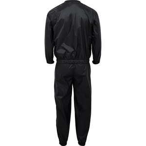 Combinaison de sauna amincissante de haute qualité pour hommes, usage domestique, perte de poids, transpiration, couleur personnalisée, fibre de polyester, combinaison de sauna chauffante noire - Product Image 2