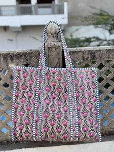 Premium Cotton Quilted Sling <b>Bag</b> – Comfortable Crossbody Design with Secure Zipper Closure - Product Image 2