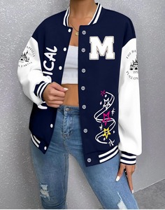 Chaqueta Varsity de Alto Rendimiento para Mujer, Duradera, Informal, a la Moda, Suministro del Fabricante - Product Image 5