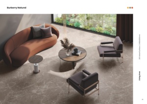 Azulejos de Porcelana con Superficie de Terciopelo DG, Aspecto Especial, Mezcla Armoniosa de Elegancia y Distinción, para Dormitorio, Sala de Estar, Ladrillo Refractario - Product Image 2
