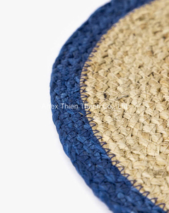 Elegant <b>Round</b> Handmade Seagrass Braided Placemat Natural Woven Dining <b>Mat</b> for Kitchen Table Decor OEM Supplier - Product Image 2