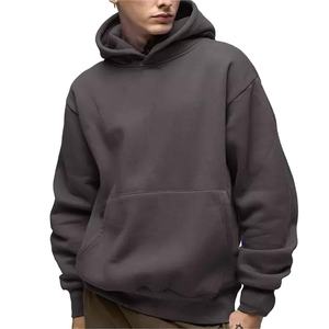 Sweat-shirt unisexe 100% coton épais Sweat-shirt à capuche en éponge française de haute qualité avec logo personnalisé pour hommes Saison d'hiver - Product Image 1