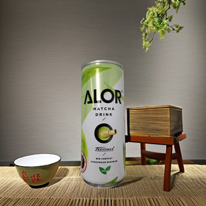 ALOR Premium 240ml Green Latte Matcha en Polvo, Té Listo para Beber, Malasia, Lata, Envase Delgado, Agitar Bien - Product Image 1