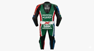 Traje de Motociclismo Zonda Iker Lecuona SBK 1PC, Mono de Piel de Vacuno/Canguro para Carreras/Pista, Traje de Cuero con Certificación CE Nivel 2 - Product Image 2