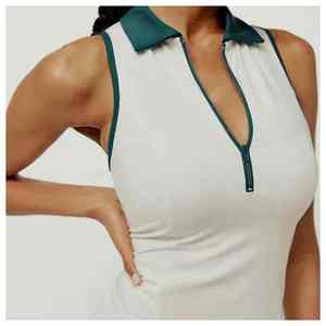 Vêtements de sport professionnels durables pour le terrain de sport, panneaux en maille respirante, coupe confortable, vêtements de sport, uniforme de tennis pour femmes - Product Image 5