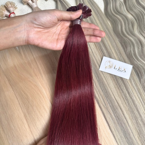 Virgin Hair Extensions Flat Tip K Tips Straight Blonde Hair Strands Double Drawn Machine Double Weft Vietnamese Hair Raw Hair - Product Image 3
