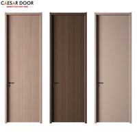 Porte d'entrée pré-montée en bois fini, étanche, insonorisée, anti-moisissure, en MDF, pour appartement, chambre, hôtel, villa, école, style moderne