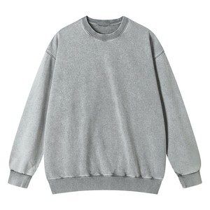 Sweat-shirts tricotés personnalisés pour femmes, impression de logo personnalisée, vêtements décontractés, sweat-shirt à col rond uni, respirant, vêtements d'automne, service OEM - Product Image 2