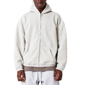 Sudaderas Lisas de Algodón 100% de 500 Gsm, Color Personalizado, Estilo Urbano, para Hombre, Talla Grande, Unisex, con Capucha, Modelo 2026 - Product Image 1