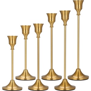 En Oferta: Juego de 2 Portavelas de Latón, Duraderos, Decoración para el Hogar, Portavelas de Metal - Product Image 4