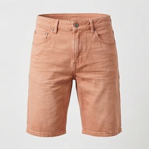 กางเกงยีนส์ขาสั้นทรงหลวมคุณภาพสูงสำหรับผู้ชาย ทรงตรง ล้างสี สวมใส่สบาย แฟชั่นพรีเมียม สตรีทแวร์ - Product Image 1