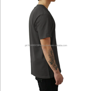 เสื้อยืดราคาส่ง เสื้อยืดผ้าฝ้าย 100% เสื้อยืดเปล่า เสื้อยืดพร้อมโลโก้ เสื้อยืดพิมพ์โลโก้ตามสั่ง สำหรับผู้ชาย - Product Image 5