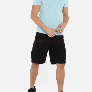 Custom Logo And Design Men’s <b>Cargo</b> Shorts Comfortable Multi Pocket Black Color <b>Work</b> Wear Shorts By Up Design International - Product Image 5