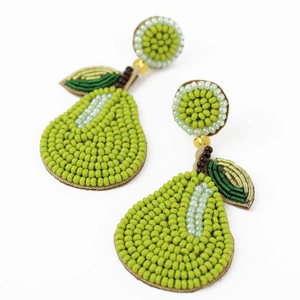Pendientes Hechos a Mano con Cuentas de Semillas Ligeras en Forma de Corazón, Color Morado y Azul, Regalo para el Día de San Valentín, Navidad, Año Nuevo, para Mujer, Punto de Cruz - Product Image 3