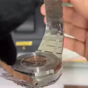 Reloj Mecánico Automático de Lujo para Hombre con Diamantes Cultivados en Laboratorio, Acero Inoxidable, Esqueleto Analógico, Acrílico, Edición Limitada, Zafiro - Product Image 5