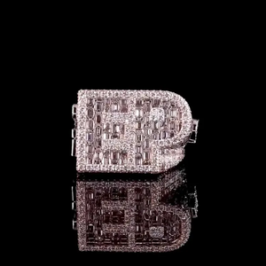 Classic <b>Silver</b> Moissanite Round Brilliant Cut Bezel Setting Hip Hop Style Luxury Bridal Anniversary <b>Ring</b> for Women <b>Men</b> - Product Image 5