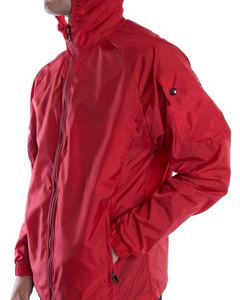 Men's Red <b>Hooded</b> <b>Soft</b> <b>Shell</b> <b>Jacket</b> Zip Fly Water Resistant Regular Fit All Seasons Outdoor Wear 100% Polyester <b>Shell</b> - Product Image 5