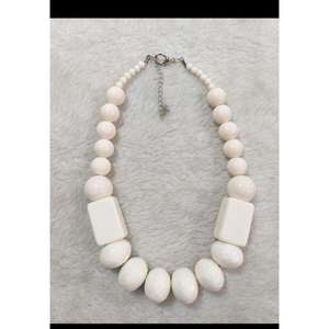 Chic Resin Beaded <b>Necklace</b> Javed Handicrafts Vintage Style Party Fashion Jewelry Handmade Bright Colors <b>Statement</b> Piece Unisex - Product Image 1