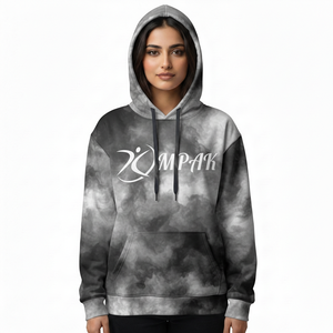 Sweat à capuche unisexe surdimensionné décontracté moderne avec design sublimé sur toute la surface pour les marques de vêtements streetwear - Product Image 1