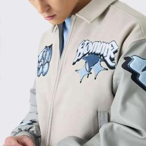 Low MOQ Custom made Unisex Twill Varsity Letterman varsity <b>Jacket</b> products for sale College Baseball <b>jacket</b> for <b>men</b> - Product Image 5
