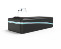 Table de massage électrique chauffante et rafraîchissante à 4 moteurs pour hydrothérapie à sec, utilisation en salon de beauté, soins du visage, minimaliste, commerciale, en PVC, pour hôtels et écoles