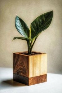 Jarrón de flores de madera hecho a mano en India, diseño Art Deco, decoración para mesa de boda, decoración para el hogar, de la colección Handmade. - Product Image 2