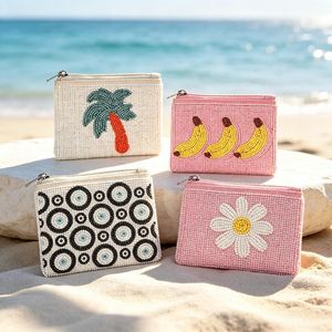 Monedero Pequeño Bordado con Cuentas de Colores, Bolsa Decorativa Hecha a Mano para Viajes y Uso Diario > Manualidades Textiles y de Tela - Product Image 3
