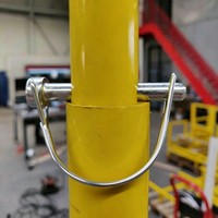 Support de câble télescopique robuste, hauteur réglable de 1,5 m à 3 m, support de câble trépied pour la construction, la sécurité des chantiers navals