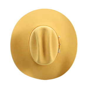 Yellow Wool Striped Cowboy <b>Hat</b> Unisex Adult Casual Wide Brim Breathable Windproof Beach Spring <b>Summer</b> 56-58CM - Product Image 6