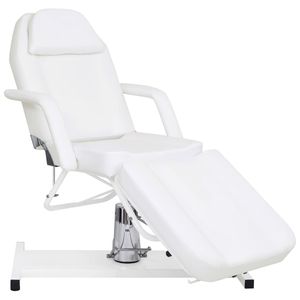 Lettino da Massaggio Bianco 180x62 cm con Altezza Regolabile 87-112 cm, Essenziale per il Relax - Product Image 1