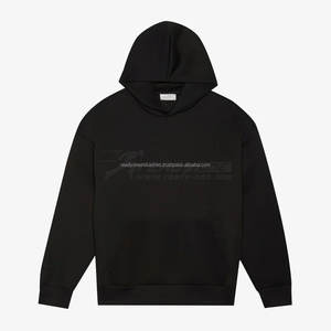 Sweatshirts personnalisés unisexes en coton anti-boulochage Sweatshirts à capuche respirants de haute qualité pour la saison d'hiver avec logo personnalisé - Product Image 6