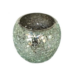 2024 luxe personnalisé argent petite mosaïque verre support votif vente chaude décor à la maison multi-usages fabriqué à la main ovale nouveau luxe - Product Image 6