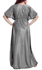 Caftán marroquí hecho a mano, vestido caftán con mangas anchas tipo murciélago, cuello en V, poliéster, corte regular, informal, para fiesta de noche, ropa de dormir. - Product Image 6