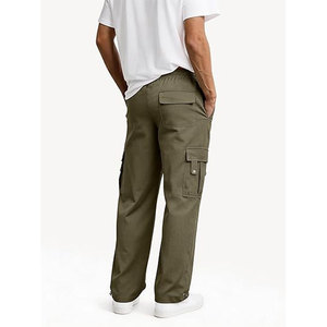 Pantalones Cargo Modernos para Senderismo al Aire Libre, Estilo Casual, Tela Cómoda, Cintura Elástica, Múltiples Bolsillos, Marca Solid Trader - Product Image 2