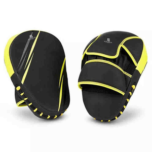 Guantes de Entrenamiento Curvos de Cuero Duraderos para Boxeo, Muay Thai, Golpeo y Golpetazos 2026 - Product Image 1