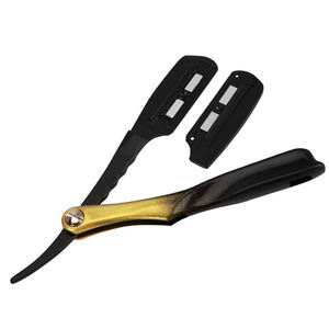 Professional Single Edge Folding Barber <b>Razor</b> <b>for</b> <b>Men</b> Replaceable Blades Use <b>for</b> Face Shaving - Product Image 2