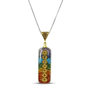 Pendentif Orgone avec breloque métallique, dernier modèle, vente en gros, cristal pour la guérison, bijoux d'Inde - Product Image 5