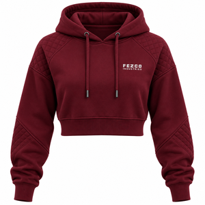 Hoodies décontractés pour femmes, crop top, broderie personnalisée, logo, pull décontracté pour femmes, manches longues, crop top à capuche - Product Image 2