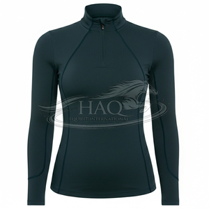 เสื้อเบสเลเยอร์สำหรับขี่ม้าผู้หญิง ผ้าฟลีซกันหนาว สำหรับฝึกซ้อมและขี่ม้า เสื้อสำหรับกีฬาขี่ม้า เสื้อผ้าขี่ม้า เสื้อสำหรับออกกำลังกาย - Product Image 1