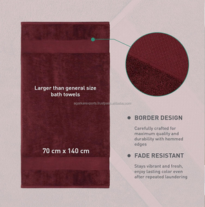 Serviettes de bain en coton 100% premium 600-800 GSM, luxe, pour hôtel, spa, vente en gros - Product Image 5