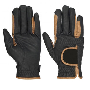 Guantes de equitación de cuero genuino con logotipo personalizado, para Jodhpur y Breeches, absorbentes del sudor, para polo y equitación al aire libre - Product Image 2