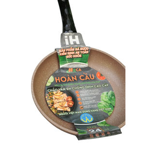 Poêle à frire portable en aluminium antiadhésif de luxe, personnalisable avec logo OEM, compatible gaz et induction - Product Image 5