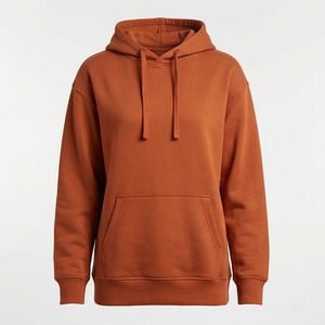 Sudadera con Capucha de Algodón Grueso para Mujer, Transpirable, Suave, Estilo Urbano, Ropa Básica, Color Personalizado, Venta al Por Mayor - Product Image 1