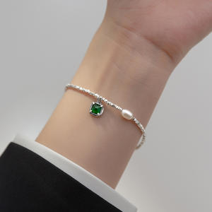 Collar de Perlas Barrocas Irregulares Francesas de Plata de Ley S925 D8484, Diseño de Nicho de Lujo Corto, Colgantes y Dijes Finos - Product Image 3