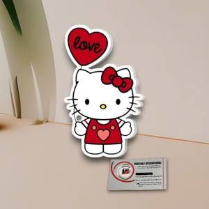 Outil d'extension de cils magnétique en acrylique en forme de cœur Hello Kitty pour la Saint-Valentin, réutilisable, carré, papillon, ovale, marque privée - Product Image 6