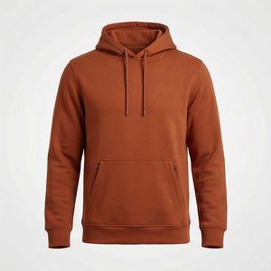 Sweat à capuche homme haut de gamme en laine peignée pour l'hiver, manches longues, couleur personnalisable, 100% coton, personnalisable, prix de gros usine, grammage lourd - Product Image 1